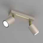 spot Striper beige/gold 2xGU10