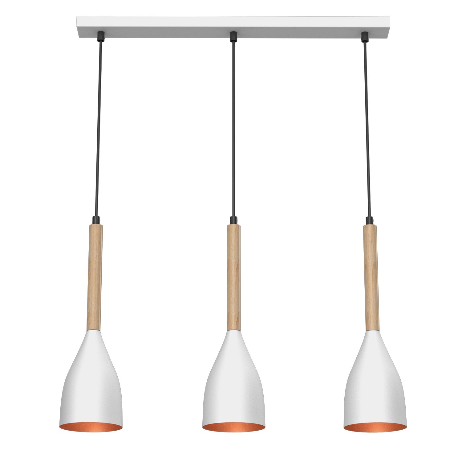 żyrandol Muza white/gold 3xE27