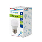 5.5W G45 Żarówka LED / Barwa:6400K / Trzonek:E27