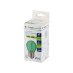 2W G45 Żarówka LED Filament / Zielony / Trzonek:E27