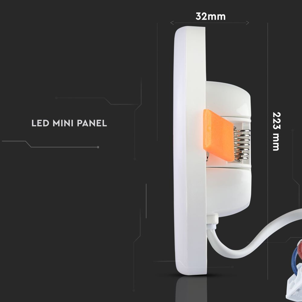 24W Panel LED / Chip SAMSUNG / Barwa:6400K / Kwadrat