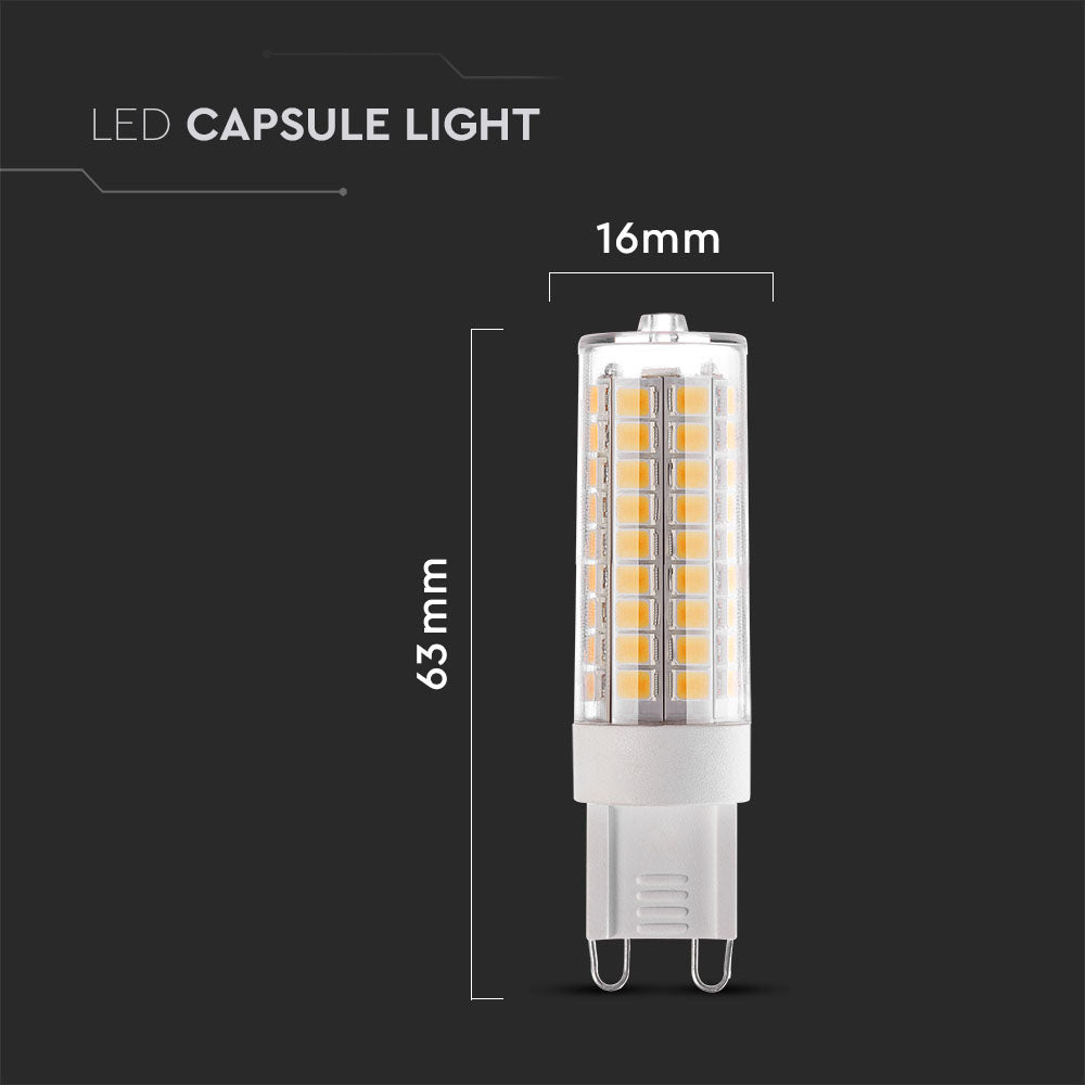 5.5W GU10 Żarówka LED / Barwa:3000K / Trzonek:G9