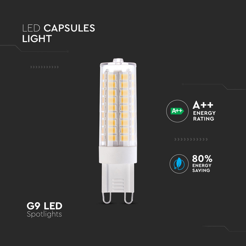 5.5W GU10 Żarówka LED / Barwa:3000K / Trzonek:G9