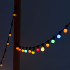 0.5W Girlanda LED / Długość: 5mb / Ilość żarówek: 10x0,5 / Kolorowe kulki