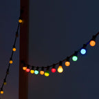 0.5W Girlanda LED / Długość: 10mb / Ilość żarówek: 20x0,5 / Kolorowe kulki