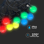 0.5W Girlanda LED / Długość: 10mb / Ilość żarówek: 20x0,5 / Kolorowe kulki