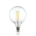 12.5W G125 Żarówka LED Filament / Klosz Transparentny / BARWA:6500K / Trzonek:E27