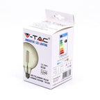 12.5W G125 Żarówka LED Filament / Klosz Bursztynowy / BARWA:2200K / Trzonek:E27