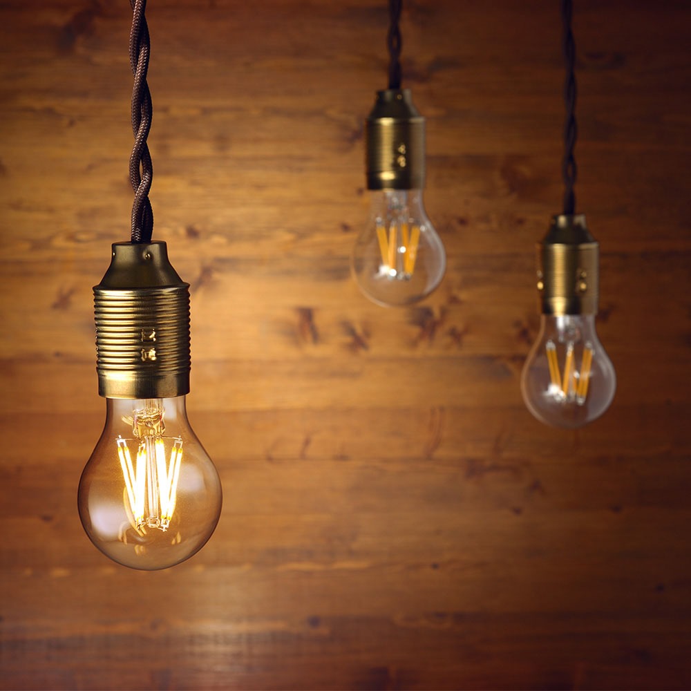 12.5W A70 Żarówka LED Filament / Klosz Transparentny / Barwa:3000K / Trzonek:E27