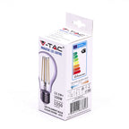 12.5W A70 Żarówka LED Filament / Klosz Transparentny / Barwa:6500K / Trzonek:E27