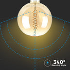 8W G200 Żarówka LED Filament / Barwa:2000K / Ściemniana / Trzonek:E27