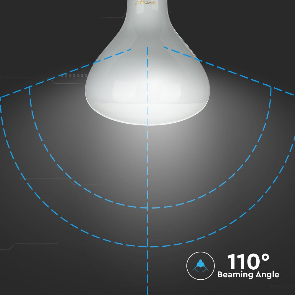 8W Żarówka LED Filament R125 / Barwa:2700K / Ściemniana / Trzonek:E27
