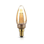 2W Żarówka LED Filament - ART / Klosz Bursztynowy / Barwa:1800K / Trzonek:E14