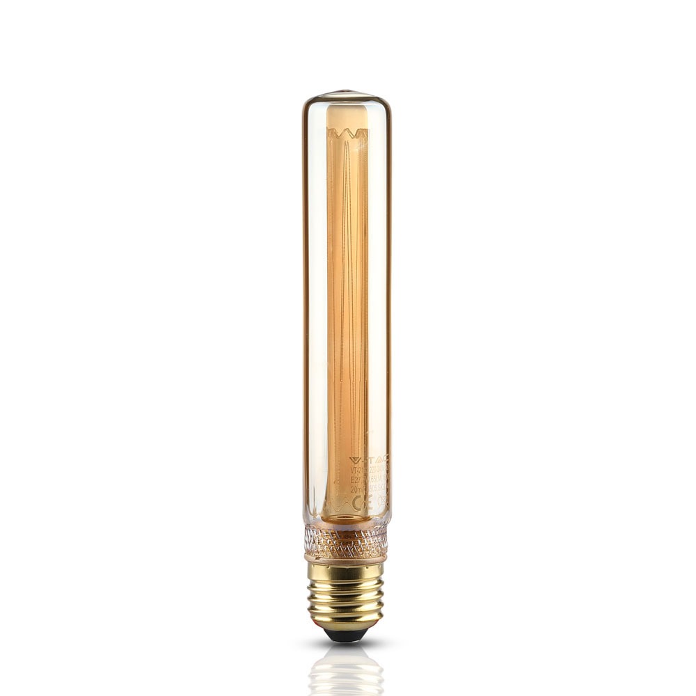 2W T30 Żarówka LED Filament / Klosz Bursztynowy / Barwa:1800K / Trzonek:E27