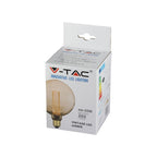 4W G125 Żarówka LED Filament / Klosz Bursztynowy / Barwa:1800K / Trzonek:E27