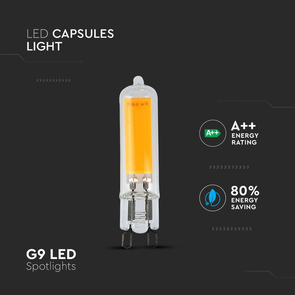 3W Żarówka LED / Barwa:4000K / Trzonek:G9