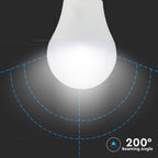 10W A60 Żarówka LED / Barwa:2700K / CRI>95 / Trzonek:E27