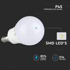 5.5W P45 Żarówka LED / Barwa:4000K / Trzonek:E14 ,CRI>95