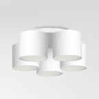 plafon Arden white, cylinder shade white 5xE27