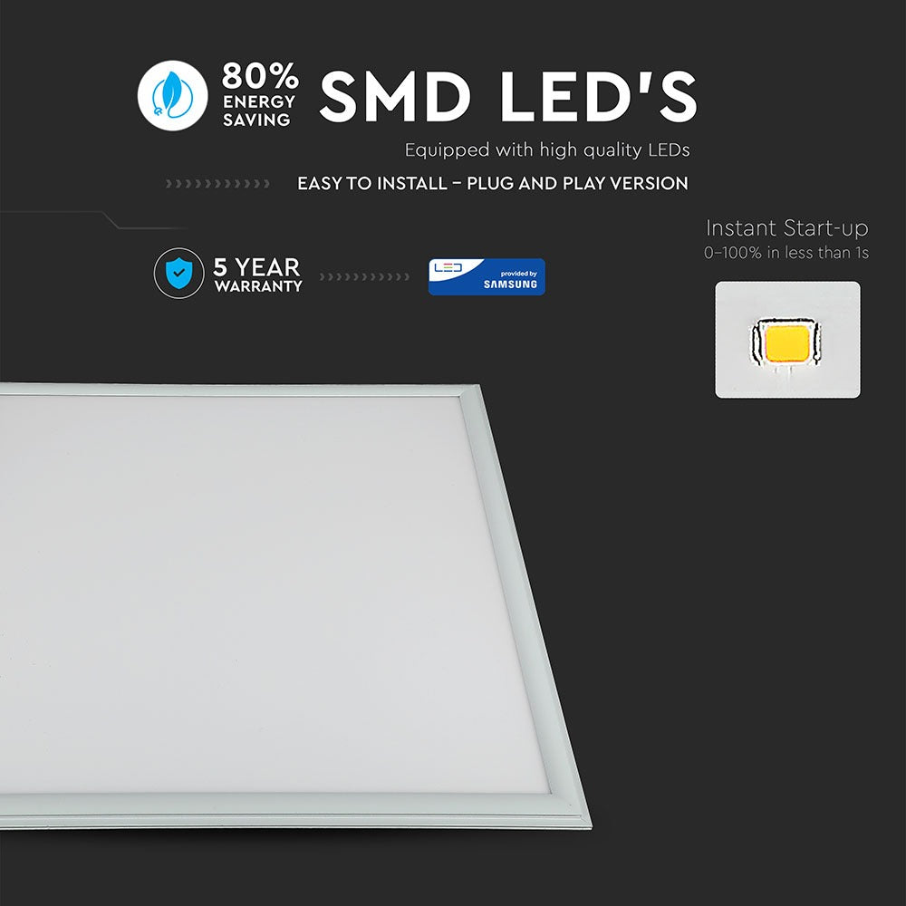 36W Panel LED -600x600mm / Samsung / Barwa:4000K / 5 Lat gwarancji / Opakowanie: 6szt.