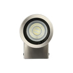 Kinkiet SLEEK GU10 / Obudowa: stal szlifowana / IP44