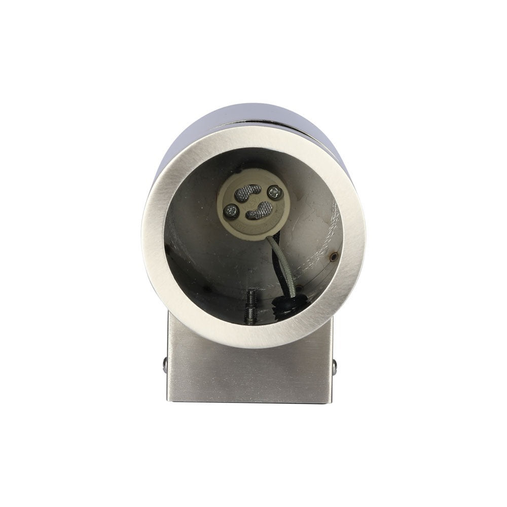 Kinkiet SLEEK GU10 / Obudowa: stal szlifowana / IP44