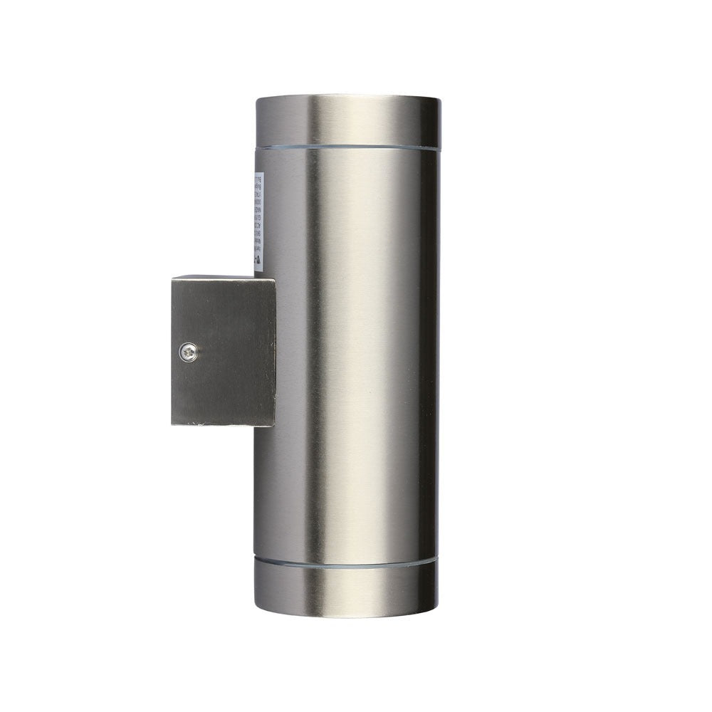 Kinkiet SLEEK dwukierunkowy 2xGU10 / Obudowa: stal szlifowana / IP44