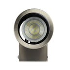 Kinkiet SLEEK dwukierunkowy 2xGU10 / Obudowa: stal szlifowana / IP44