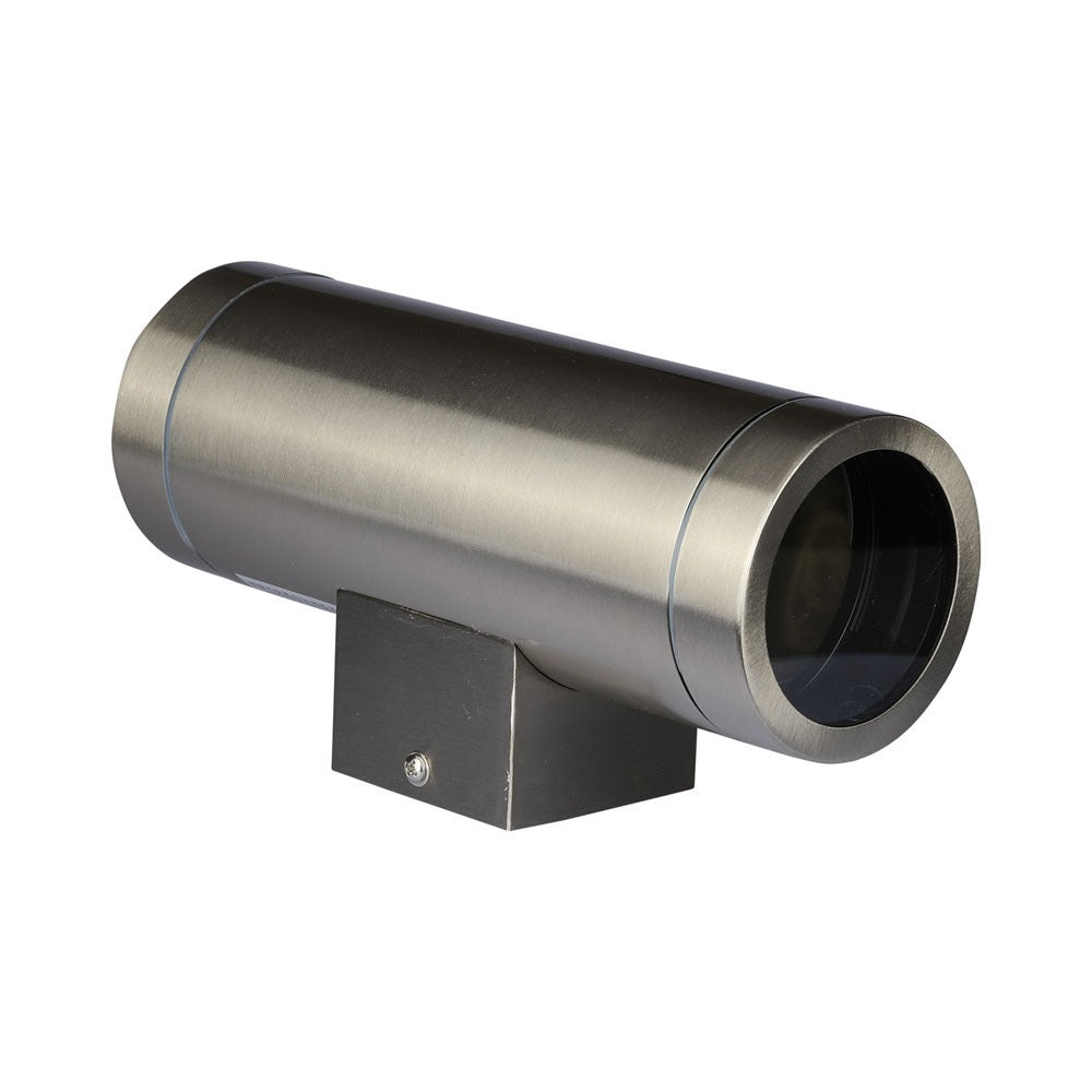 Kinkiet SLEEK dwukierunkowy 2xGU10 / Obudowa: stal szlifowana / IP44