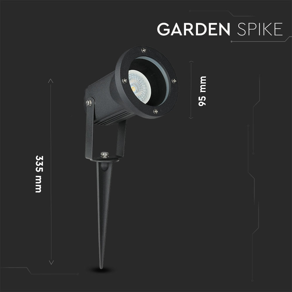 Oprawa ogrodowa SPIKE GU10 / Czarny / IP44