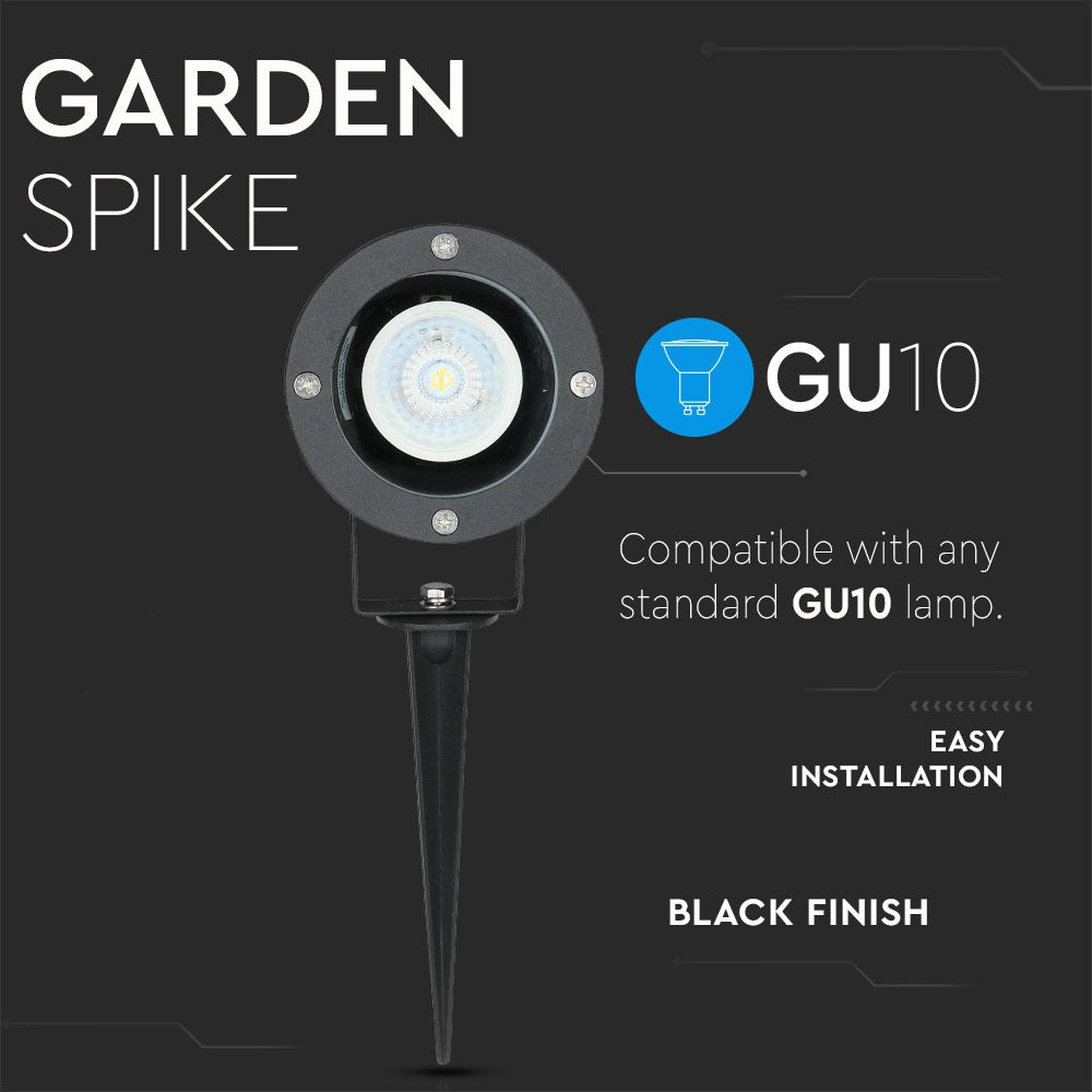 Oprawa ogrodowa SPIKE GU10 / Czarny / IP44