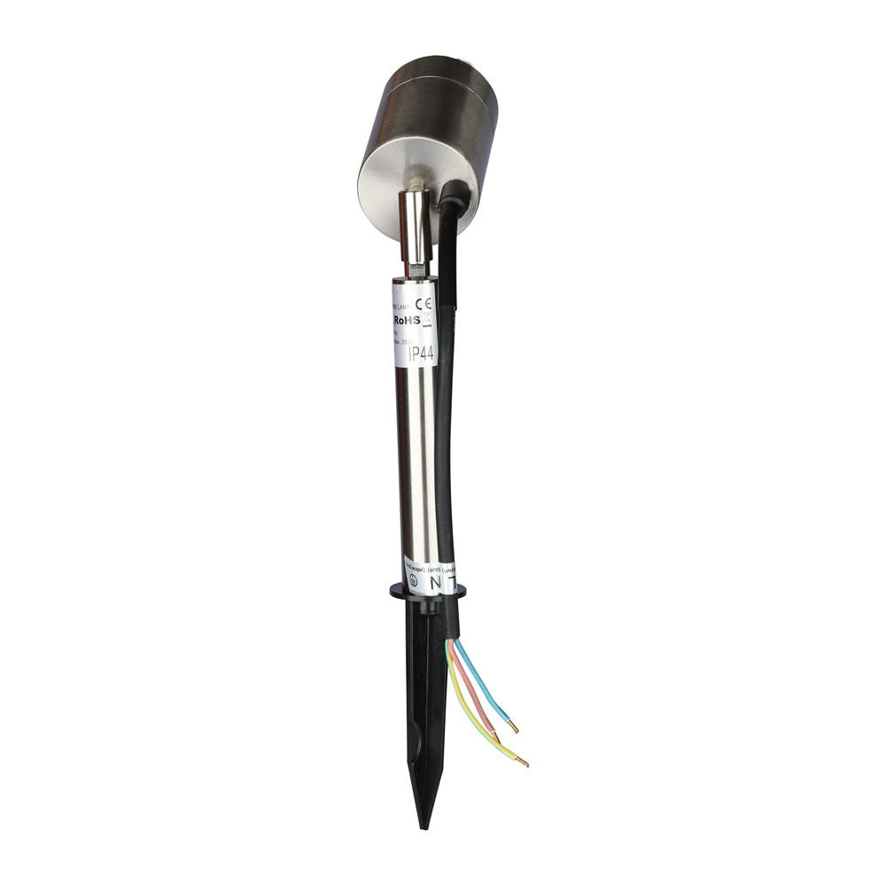 Oprawa ogrodowa SPIKE GU10 / Stal szlifowana / IP44