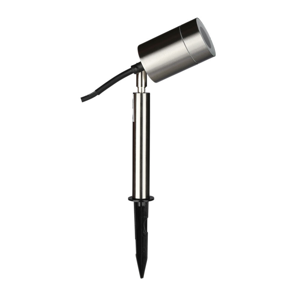 Oprawa ogrodowa SPIKE GU10 / Stal szlifowana / IP44