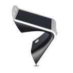 3W Lampa solarna ścienna / Trójkąt / Barwa:4000K+3000K / Obudowa: Biały + Czarny