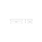 Nowodvorski Plafon SOFT CEILING LED 60X20 11W 50/60Hz - Aluminium lakierowane - Grafitowy 7526