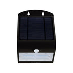 3W Lampa solarna ścienna / Trójkąt / Barwa:4000K+3000K / Obudowa: Czarny + Czarny