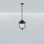 Lampa ogrodowa wisząca 1xE27 / Retro / Czarny / IP44