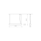 Nowodvorski Lampa liniowa sufitowa SOFT LED 90X6 16W 50/60Hz - Aluminium lakierowane - Grafitowy 7535