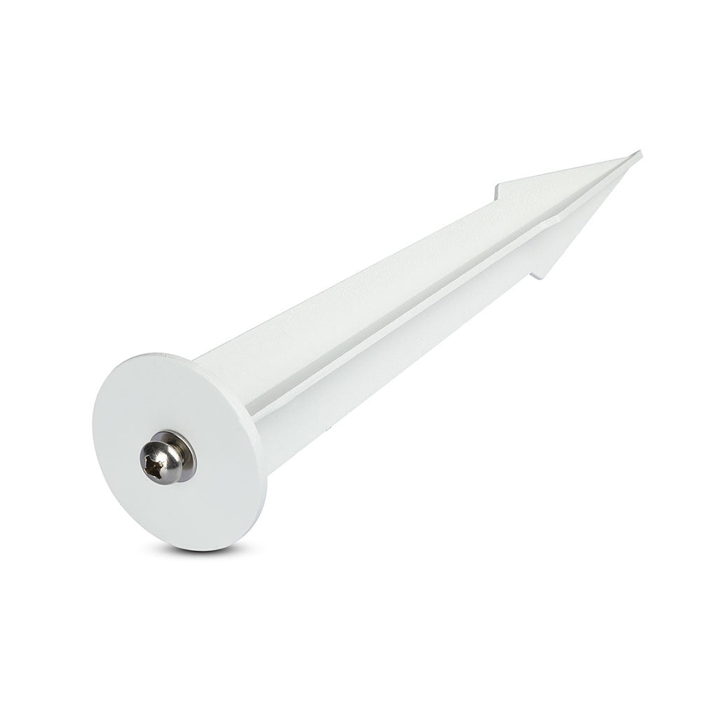 Uchwyt wbijany SPIKE / Obudowa: Biały / Wymiary:60 x 265
