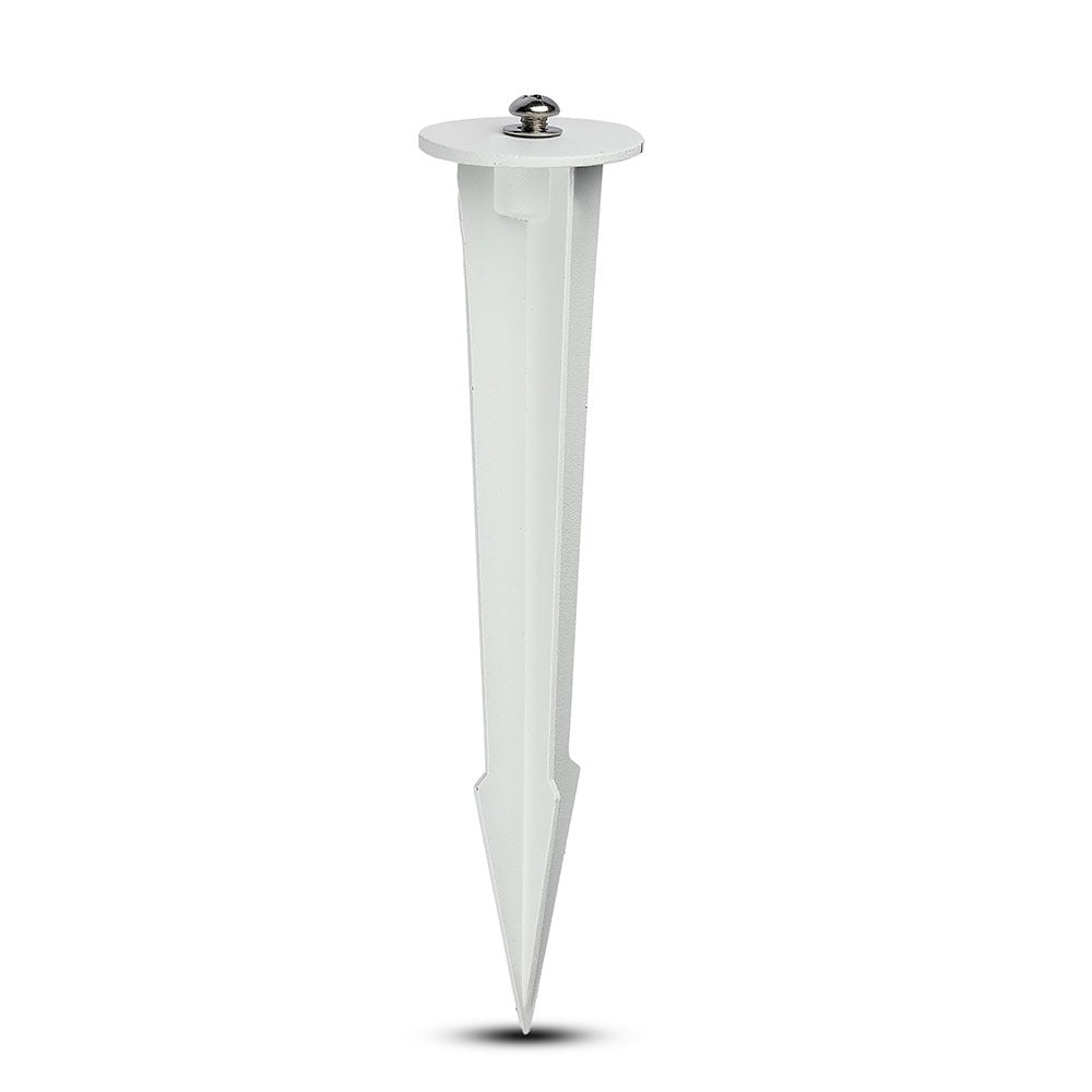 Uchwyt wbijany SPIKE / Obudowa: Biały / Wymiary:60 x 265