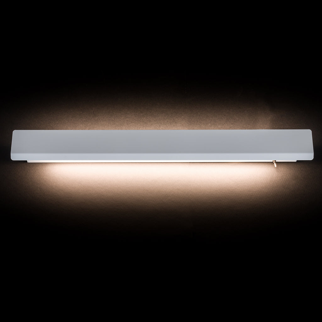 Nowodvorski Kinkiet regulowany z włącznikiem WING LED 11W 50/60Hz - Stal lakierowana - Biały 7543