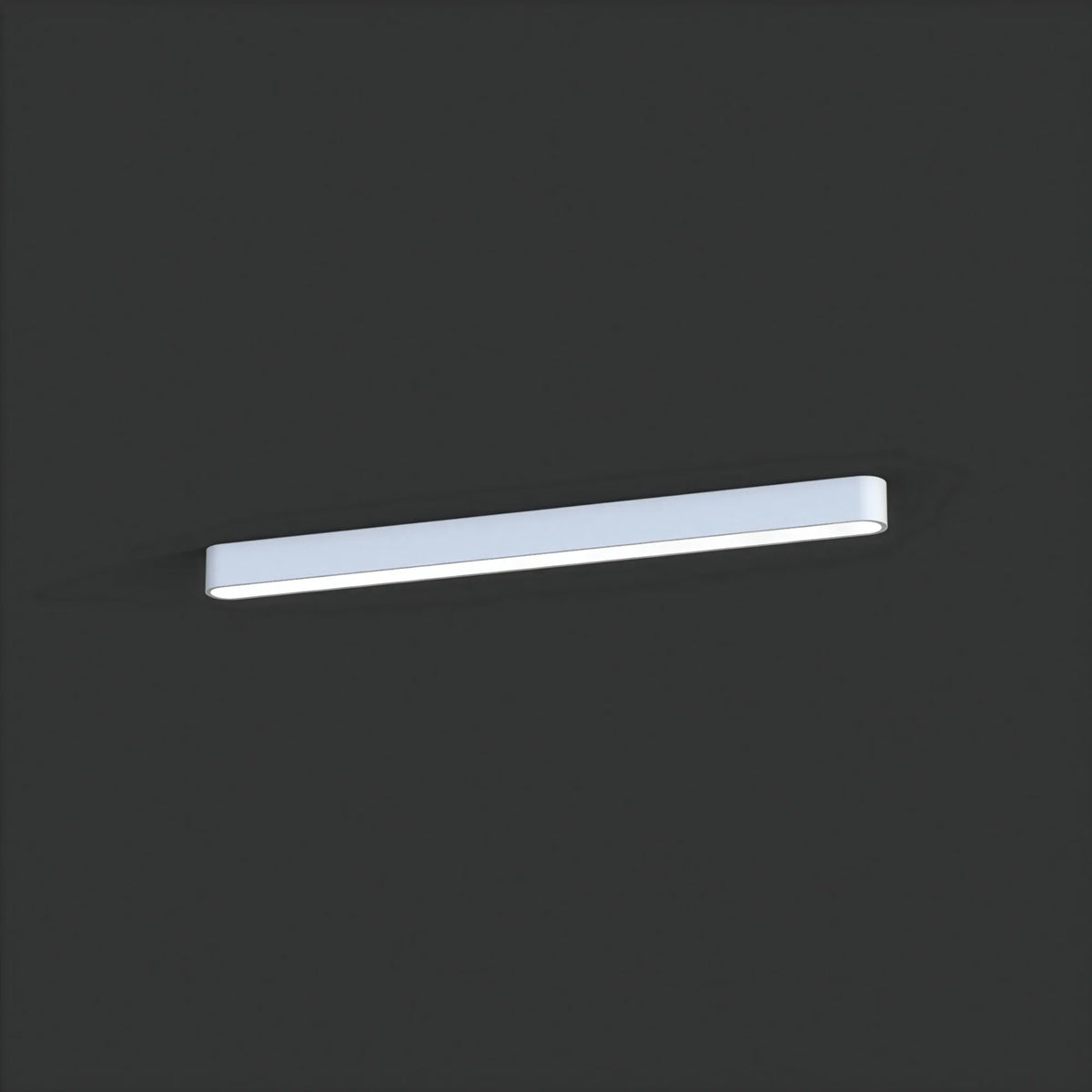 Nowodvorski Lampa liniowa sufitowa SOFT CEILING LED 90X6 16W 50/60Hz - Aluminium lakierowane - Biały 7546 - lampa włączona