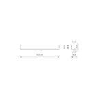 Nowodvorski Kinkiet SOFT WALL LED 90X6 16W 50/60Hz - Aluminium lakierowane - Biały 7548