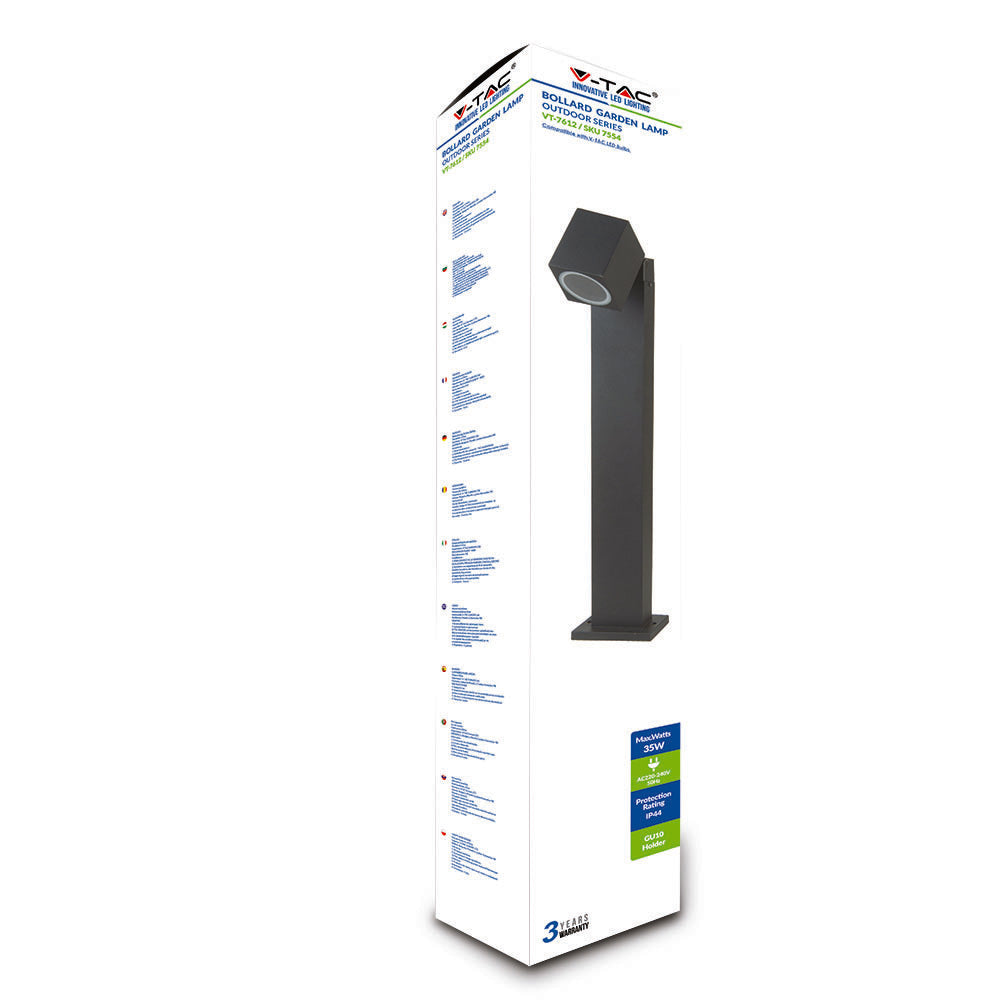 Słupek ogrodowy regulowany / Wysokość: 1170 mm / Trzonek:GU10 / IP44