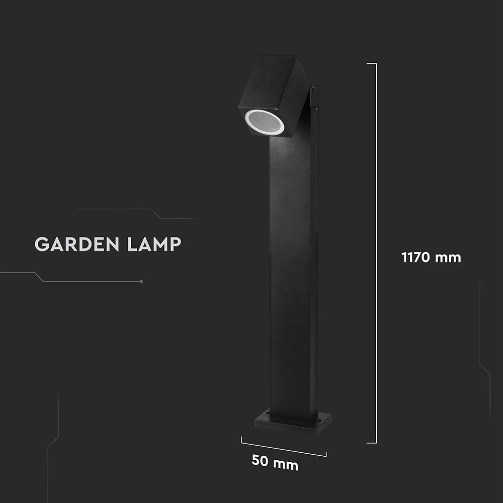 Słupek ogrodowy regulowany / Wysokość: 1170 mm / Trzonek:GU10 / IP44