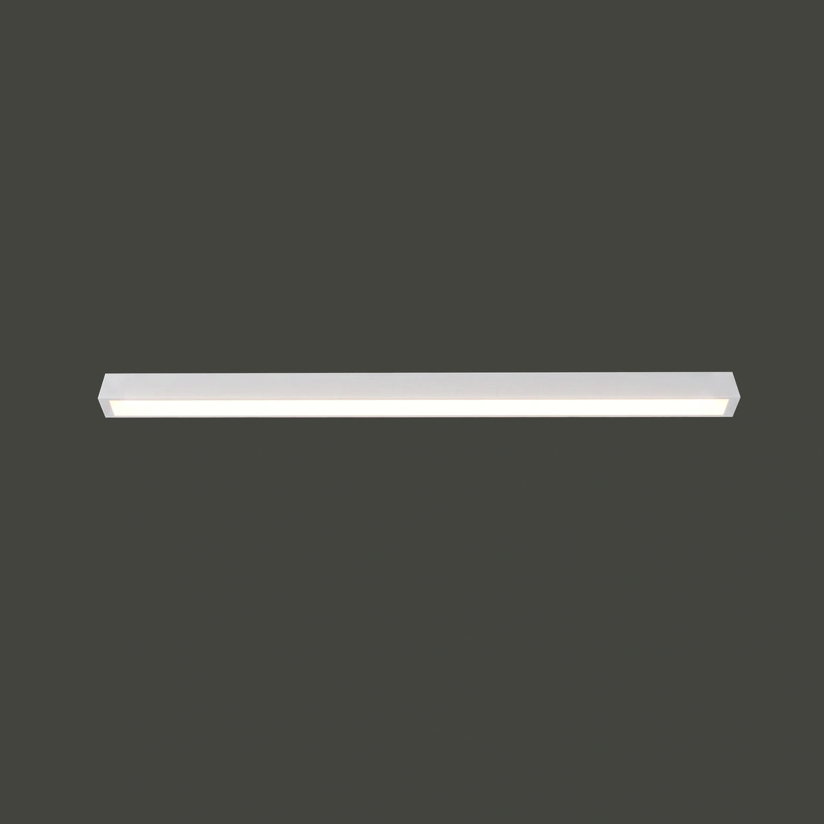 Nowodvorski Lampa liniowa sufitowa STRAIGHT CEILING LED L 22W 50/60Hz - Stal lakierowana - Biały 7556 - lampa włączona