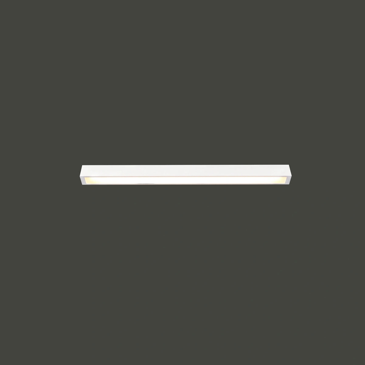 Nowodvorski Lampa liniowa sufitowa STRAIGHT CEILING LED M 16W 50/60Hz - Stal lakierowana - Biały 7558 - lampa włączona