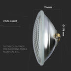 12W Żarówka LED PAR56 / Basenowa / / Sterowanie: Pilot