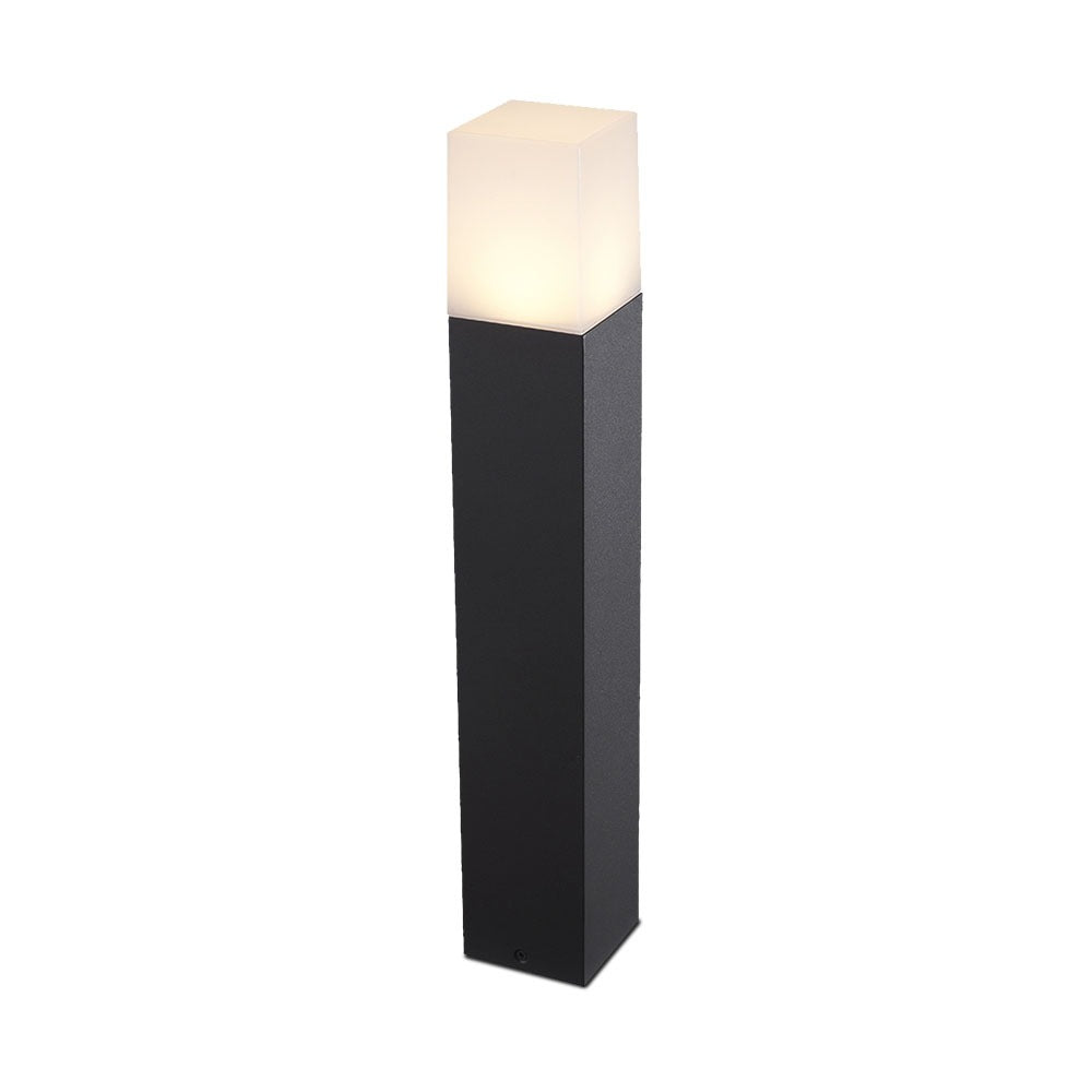 Słupek ogrodowy 500 mm GU10 / Kształt: Kwadrat / Obudowa: Czarny / IP54