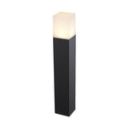 Słupek ogrodowy 500 mm GU10 / Kształt: Kwadrat / Obudowa: Czarny / IP54